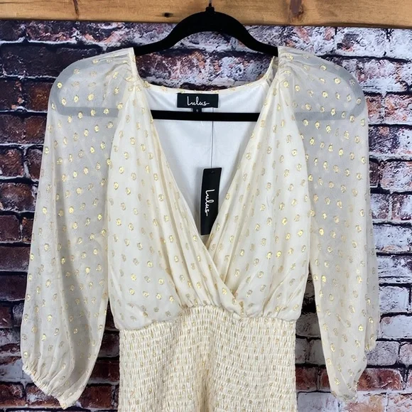 Lulu's Cream Mini Dress - Picture 5 of 13